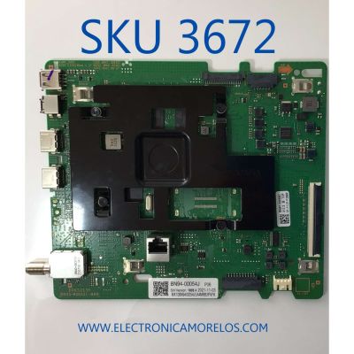 MAIN PARA TV SAMSUNG 4K·UHD·HDR SMAR TV / NUMERO DE PARTE BN94-00054J / BN41-02852C-000 / BN97-00058C / E0KS2139 / BN41-02852C / BN41-02852 / BN9400054J / PANEL CY-BT082HGLV3H / DISPLAY BN96-50355A / MODELO UN82TU7000 / UN82TU7000FXZA FA05